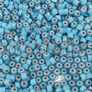 Modal Additional Images for Effetre MURRINI 6 -7 mm BLUE MILLI (2 oz Bag) #6