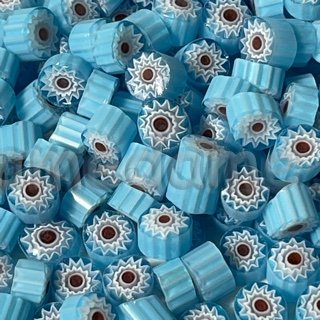 (image for) Effetre MURRINI 6 -7 mm BLUE MILLI (2 oz Bag) #6